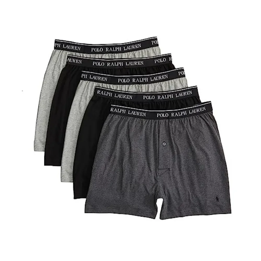 Polo Ralph Lauren 5 Pack Boxers Underwear Mens 2XL Multi Cotton Classic GBO3145